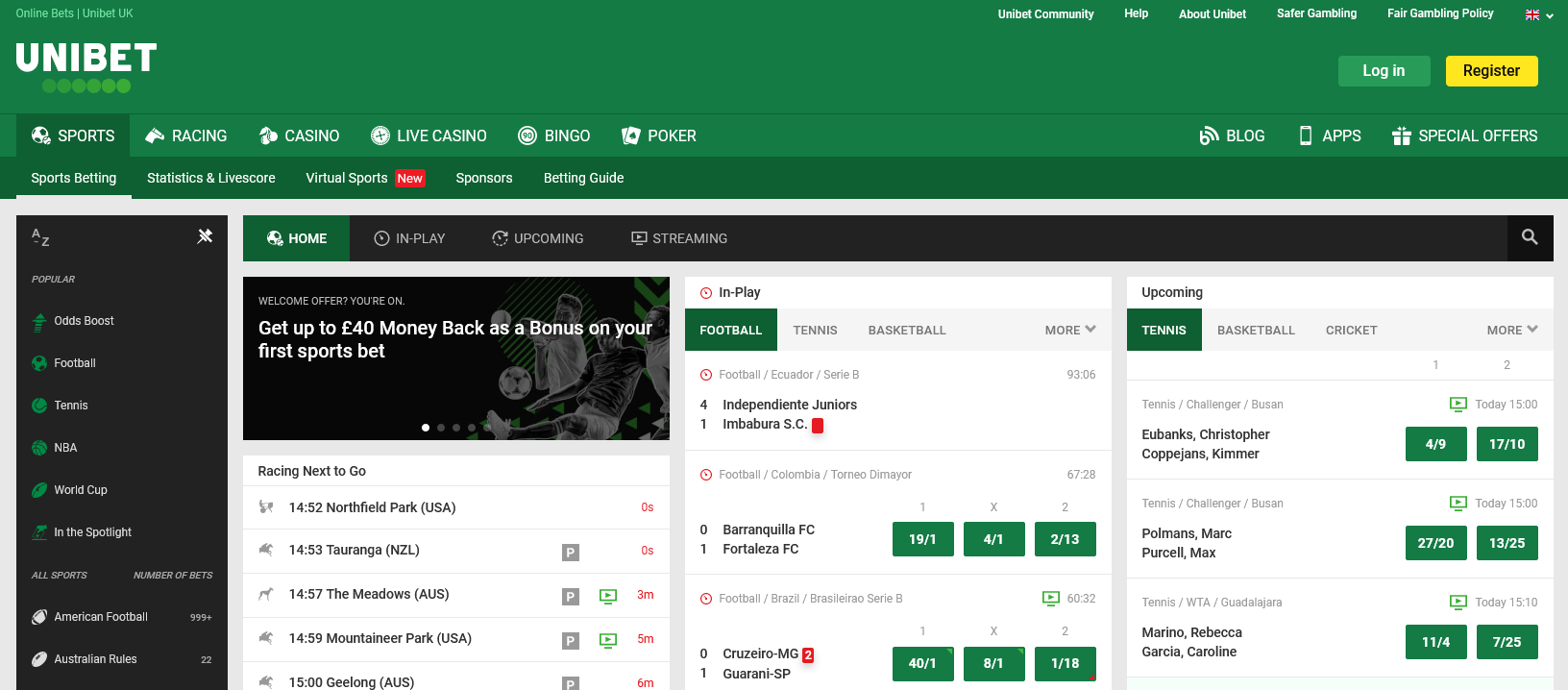Unibet Magyarország főoldal – online kaszinó, sportfogadás és póker egy platformon